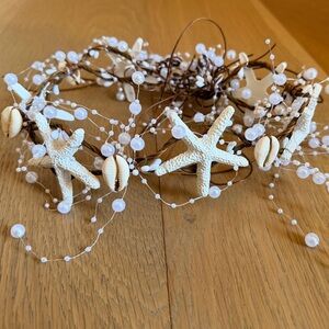 Starfish and Shell Beaded Crown